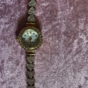 Gold Heart-Accented Watch